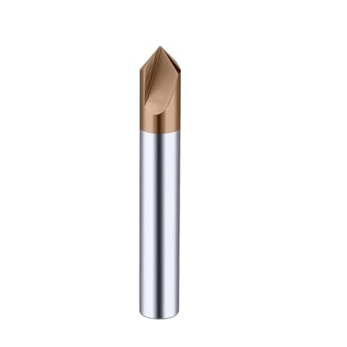 Image of SUPKOUMKBG Carbide Corner Countersink Chamfering Mill Deburring Edges Groove Router 60 90 120 Degree 2 3 Flutes(1.5mm,2F-BB2055,90 Degree)