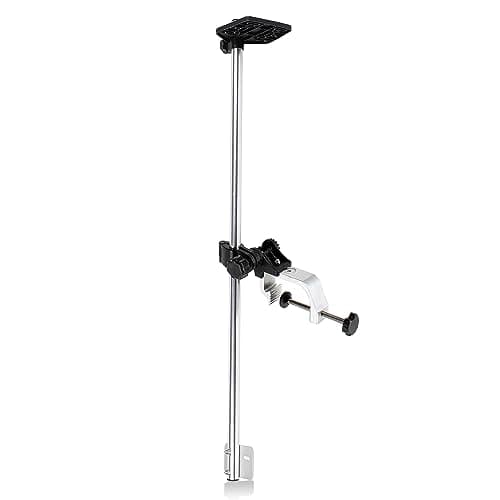 Image of byhsports Fish Finder Mounts for Boat, Fish Finder Mounting Brackets, Marine Electronic Mount for Kayak, Universal Mounting Plate for Boat, Canoe, Kayak