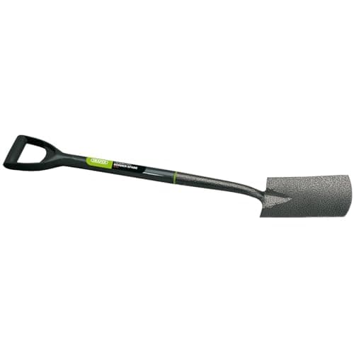 Image of Draper Carbon Steel Border Spade | Plastic Coated Steel Cored Shaft | Epoxy Coated Gardening Hand Tool | Y-Dee Handle | 88792