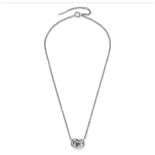 Image of Olivia Burton Women's LOVER'S KNOT Collection Necklace in Stainless Steel with a Charm - 24100222