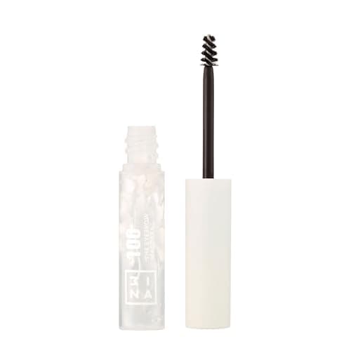 Image of 3INA MAKEUP - The Eyebrow Mascara 100 - Transparent Fixes Defines Volume and Control Brows - Non Sticky Gel Formula - Dense & Fuller Brows - Multiplier Effect - Good Adhesion - Vegan - Cruelty Free