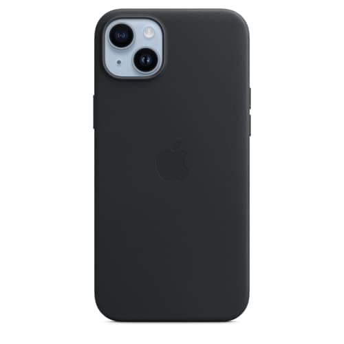 Image of Apple iPhone 14 Plus Leather Case with MagSafe - Ink 