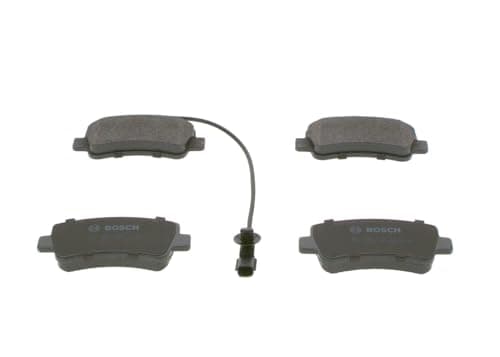 Image of Bosch BP1419 - Brake Pads Car Rear Axle - Bosch Quality - Reduced Noise and Dust - ECE-R90 Certified - Copper-Free - 1 Set of 4 Pads