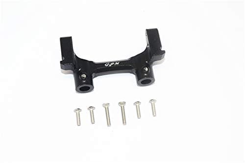 Image of GPM RACING Element Enduro Sendero Trail Truck Upgrade Parts Aluminium Rear Bumper Mount - 1Pc Set Black