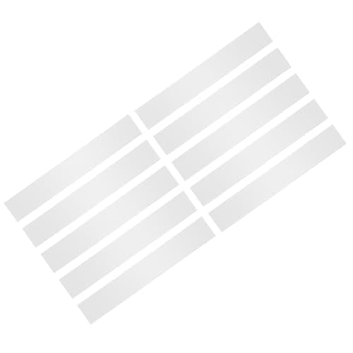 Image of sourcing map 304 Stainless Steel Shims, 12 Inch x 2 Inch x 0.024 Inch Metal Strips Shim Sheet Filler Trim Flat Metal Plate for Home Kitchen Trim Gap Filler 10Pcs