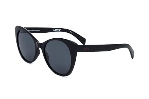 Image of Levi'S Lv 1015/s 807/IR BLACK Sunglasses Women's Acetate, Standard, 55
