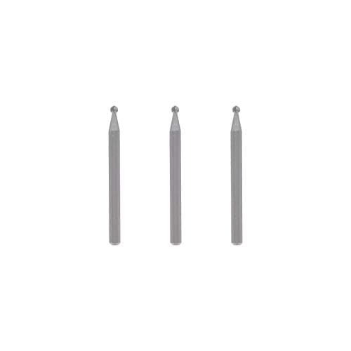 Image of Dremel 107 Engraving Cutting Bit Multipack - 3x Ball-shaped Engraving Cutter with 2.4mm Working Diameter