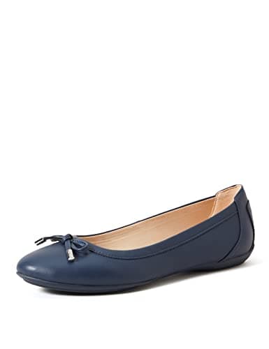 Image of Geox Women's D Charlene B Ballet Flat, Navy, 5 UK