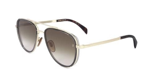 Image of DAVID BECKHAM DB 7068/G/S Gold and Gray men's sunglasses