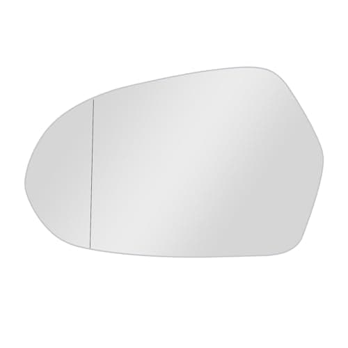 Image of Hoypeyfiy 4G0857535 Wing Mirror Glass Left Side with Backing Plate Replacement for A6 2011-2018 Replaces 4G0857535B 4G0 857 535