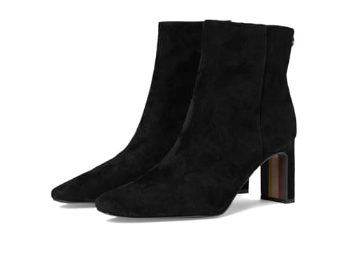 Image of Sam Edelman Women's Saige Ankle Boot, Black Suede, 6 UK