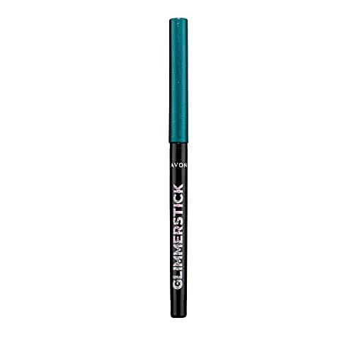 Image of Avon Glimmerstick Diamonds Shimmery Waterproof Eyeliner Teal Sparkle With Vitamin E 0.28g