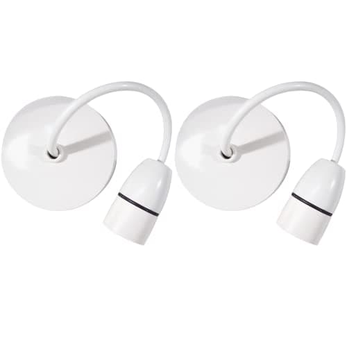 Image of Ceiling Pendant Light Fitting 6 Inch Ceiling Lights Vintage Hanging Light Plastic Lamp Hanging Light for Bed Room, Living Room, Dinning Room and Home Decor (Pack of 2)