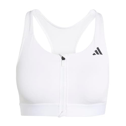 Image of adidas Women's Powerreact Training Medium Support Zip Bra M E-G