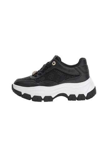 Image of GUESS Berrett2 Trainers UK 8 Black