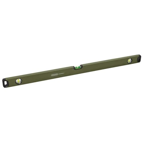 Image of Draper Box Spirit Level 900mm | 1 x 180° Domed/Arc Central Vial & 2 x 90° Vials | High Precision Torpedo Bubble Levelling Tools | Heavy Duty Aluminium for Heavy Duty Use