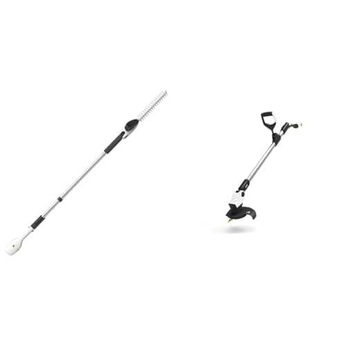 Image of Gtech LHT50 Lightweight Hedge Trimmer | Cordless | 60 mins Runtime | 7 Head & GT50 Grass Trimmer | Lightweight Cordless Strimmer | Powerful 9000 RPM | 120cm Reach | 18V Lithium Battery 30 Mins