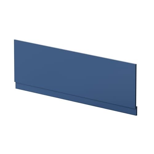 Image of Balterley Front Bath Panel Covering with Plinth 1700mm, MDF Bath Panels, Satin Finish, Straight Front Bathroom Panels for Bathtub, Water Resistant Side Panel for Bathroom Baths (Blue)