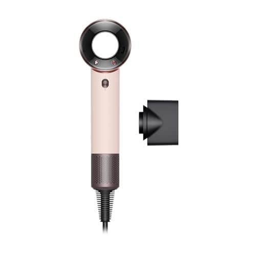 Image of Dyson Supersonic Travel™ Hair Dryer – Compact & Lightweight, Fast Drying, 1220W, Universal Voltage, Intelligent Heat Control, Compatible with Supersonic Attachments, Ceramic Pink/Rose Gold