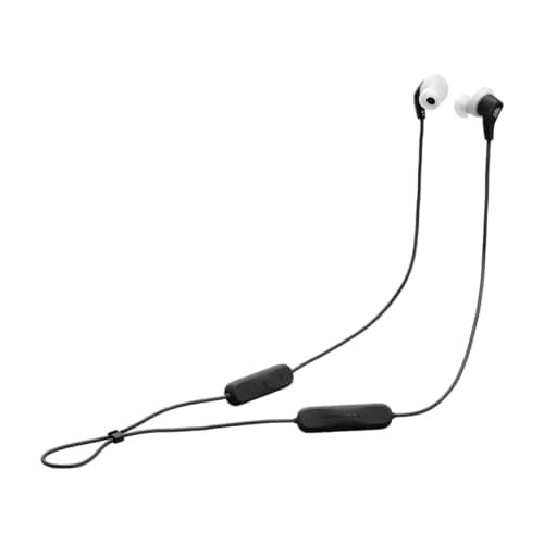 Image of JBL Endurance Run 3 Wireless Sport Headphones with Bluetooth, 25-Hour Battery Life, FlipHook & TwistLock Technology, IP65 Dustproof & Water-Resistant, In-Line Microphone & Remote, Black & Grey