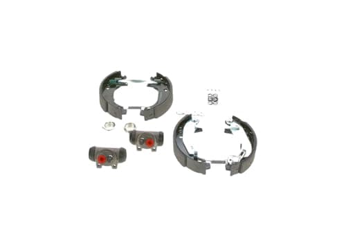 Image of Bosch KS063 Kit Super Pro - Rear Drum Brake Kit - 1 Pre-assembled Set