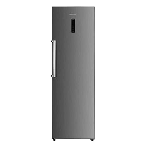 Image of Cookology CTFZ272IX 274 Litre Capacity, Tall Upright Freezer, Features LED Digital Touch Display, Frost Free System, Reversible Door and Adjustable Legs with 4 Star Freezer Rating – in Inox