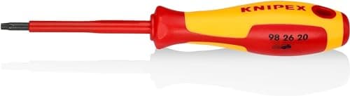 Image of KNIPEX Screwdrivers for Torx Screws Insulating Multi-Component Handle, VDE-Tested 185 mm, 98 26 20