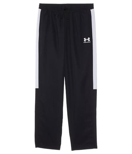 Image of Under Armour Boys' Rival Woven Pant, Tracksuit Bottoms for Sports, PE, and Training Sessions, Water-Repellent Boys' Joggers Black