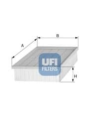 Image of UFI Filters, Air Filter 30.398.00, Suitable for cars, Applicable to Various Models of Volkswagen