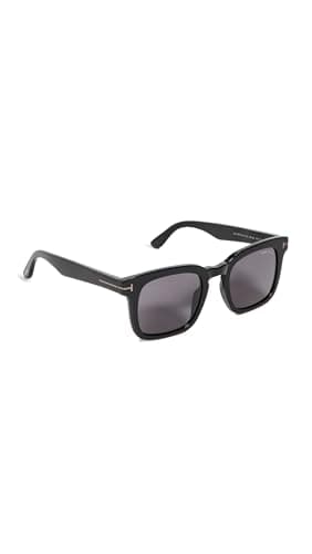 Image of Tom Ford Dax Sunglasses, Shiny Black/Smoke, One size