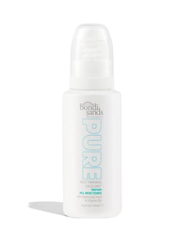 Image of Bondi Sands Pure Self Tanning Face Mist Repair | Hyaluronic Acid & Vitamin B3 Formula Provides Hydrated, Glowing Skin, Non-Comedogenic, Dermatologically Tested, Vegan + Cruelty Free | 70 mL/2.36 Oz