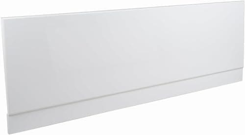 Image of Aquariss 1800mm Gloss White Wood Shower Bath Front Panel Adjustable for Bathroom Soaking Tub