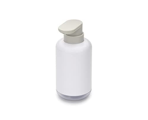 Image of Joseph Joseph Duo Pump Bottle Soap Dispenser, Kitchen & Bathroom, 300ml, Refillable, White
