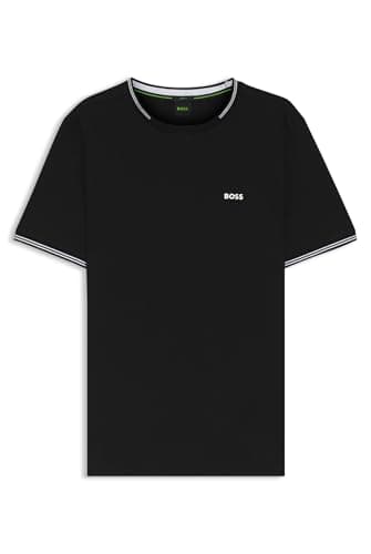 Image of BOSS Mens HBG Taul Regular Fit T-Shirt Black L