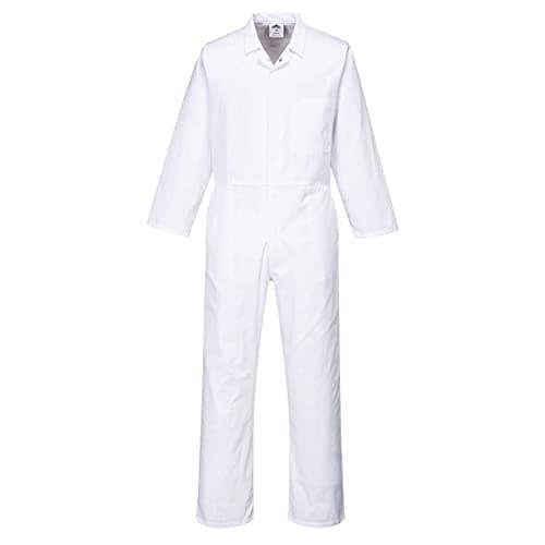 Image of Portwest Food Coverall, Size: L, Colour: White, 2201WHRL
