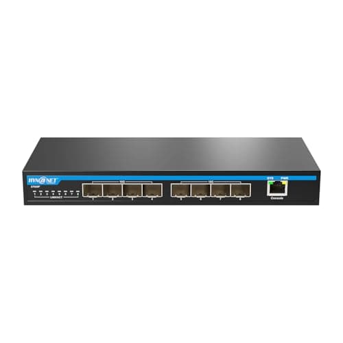 Image of 8-Port 10Gb Managed SFP+ Switch, Layer 3 Smart Network Switch with Fan, VLAN/QoS/LACP/ARP/IGMP, Desktop/Wall Mount