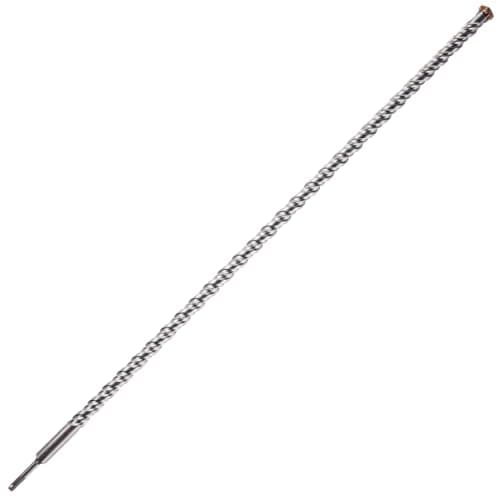 Image of 25mm x 1000mm Long SDS Plus High Performance Hammer Drill Bits, Professional Tungsten Carbide Cross Tipped Masonry Drill Bit For Brick, Concrete, Stone, Granite. 25mm SDS Drill Bit x 1 Metre Long