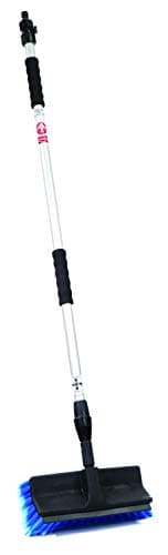 Image of Streetwize - Deluxe Telescopic Wash Brush with Rubber Squeegee - Extendable 1.8 Metre - Ideal For Cleaning: Cars, Vans, 4x4's, Windows and Caravans