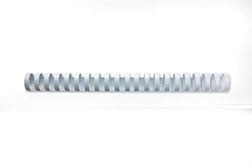 Image of GBC CombBind Binding Combs, 19 mm, 165 Sheet Capacity, A4, 21 Ring, White, Pack of 100, 4028611