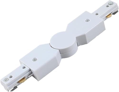 Image of Bravsekai H Type Track Lighting Accessories, H Track Adjustable Connector for 3-Wire-1 Track Rail, Track Connector for H Track System, LED Track Lighting Kit