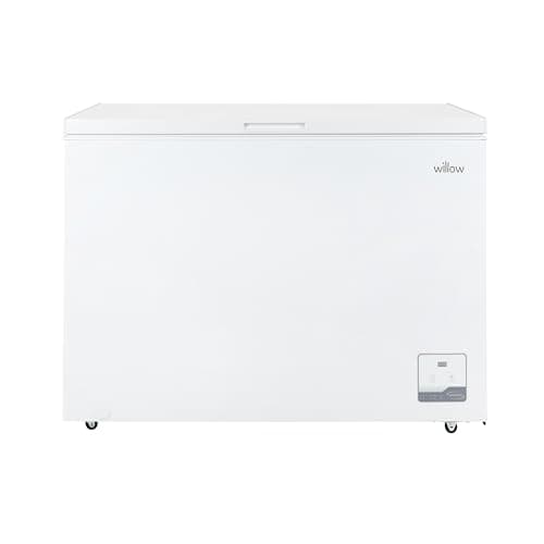 Image of Willow W300CFW 292L Freestanding Chest Freezer with Removable Storage Basket, Electronic Thermostat, 4* Freezer Rating, Low Noise, 2 Years Warranty - White