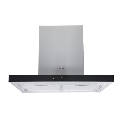 Image of Midea MH60M21ET33SG-UK 60cm Chimney Cooker Hood - Stainless Steel