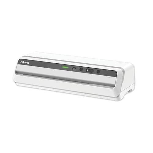 Image of Fellowes Jupiter A3 Laminator Machine for Office Use - Rapid 1 Minute Warm Up Time with Auto Shut Off Feature & Sleep Mode Feature – 80-250 Micron – 10 A4 Laminating Pouch Starter Pack Included, White