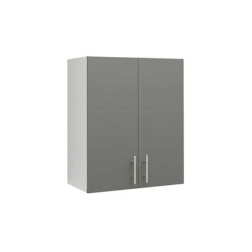 Image of JD Greta 600mm Kitchen Wall Cabinet with Door – Wall Unit – Grey Matt – Modern Storage Cupboard