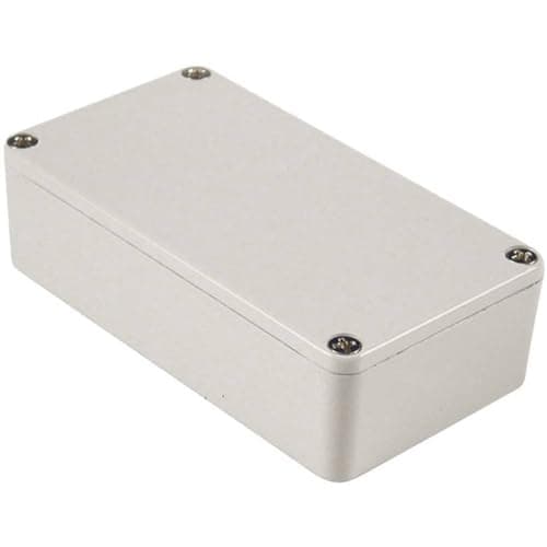 Image of 1590blg Painted Aluminium 'stomp Box' Enclosure 112 X 60 X 31 Grey