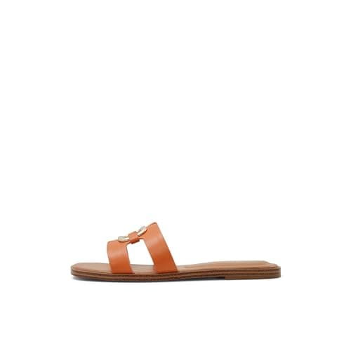 Image of ALDO Women's Nydaokin Flat Sandal, Other Orange, 4 UK
