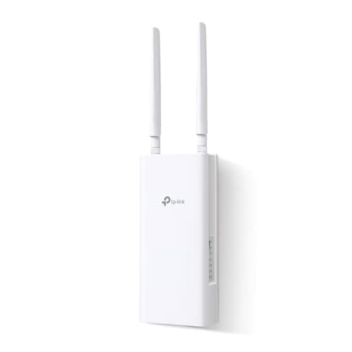 Image of TP-Link TL-MR100-Outdoor 4G 300 Mbps Outdoor WiFi Router, IP65 Weatherproof 4G Router with Sim Slot Unlocked, Pole/Wall/Window Mounting, Connect up to 32 Devices, Plug & Play