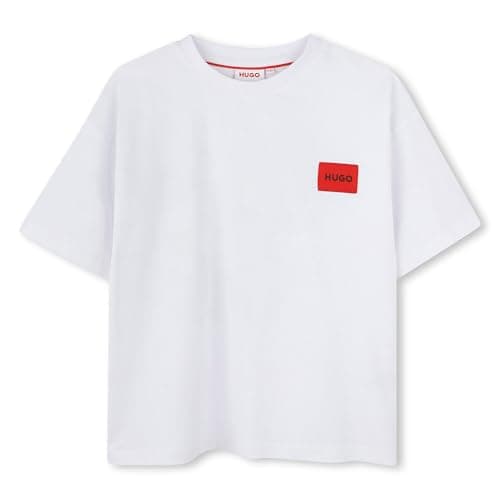 Image of HUGO Kids Back Print T-Shirt Baby White 5 Years
