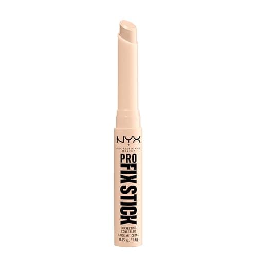 Image of NYX Professional Makeup Correcting Concealer Stick, Covers Blemishes, Dark Spots and Discolouration, 12H Wear, Infused with Hyaluronic Acid, Vegan Formula, Pro Fix Stick, Fair