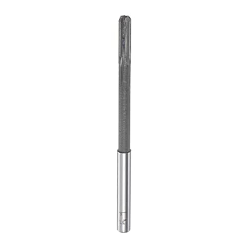 Image of sourcing map Chucking Reamer 5.1mm H7 Carbide Tip Straight Flutes Round Shank Lathe Machine Milling Cutter